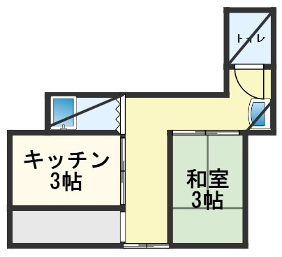 【間取り】 | 安満北の町貸家（倉庫）