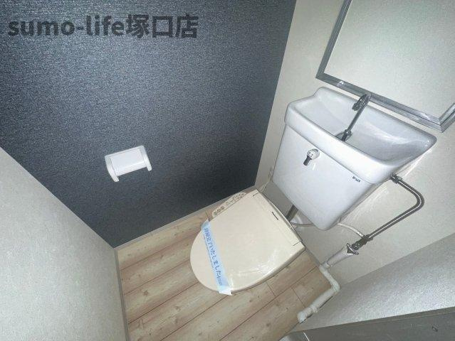 ビレッジハウス南清水タワーのトイレ