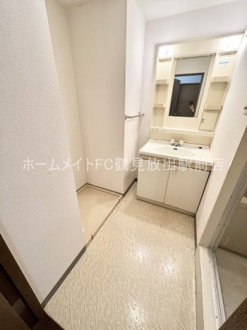 大阪市城東区放出西２丁目の賃貸マンションの洗面所