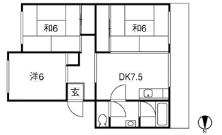【間取り】 | 府中三宅マンション