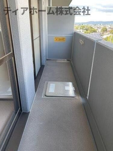 ライオンズマンション大和八木のバルコニー|バルコニー　※工事完了時／２０２４年６月の写真