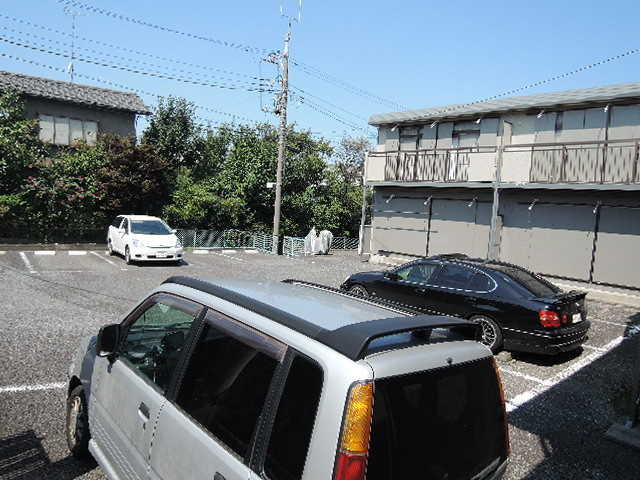 シティハイム　コーポアベAの駐車場|敷地内駐車場