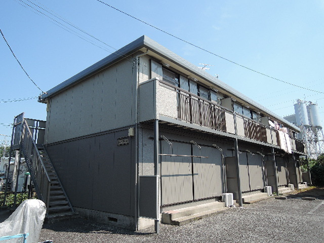 シティハイム　コーポアベAの外観|全室南向き日当り良好　セキスイハイム施工