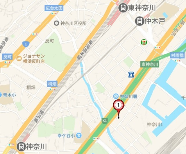 ルミエールカナガワの地図