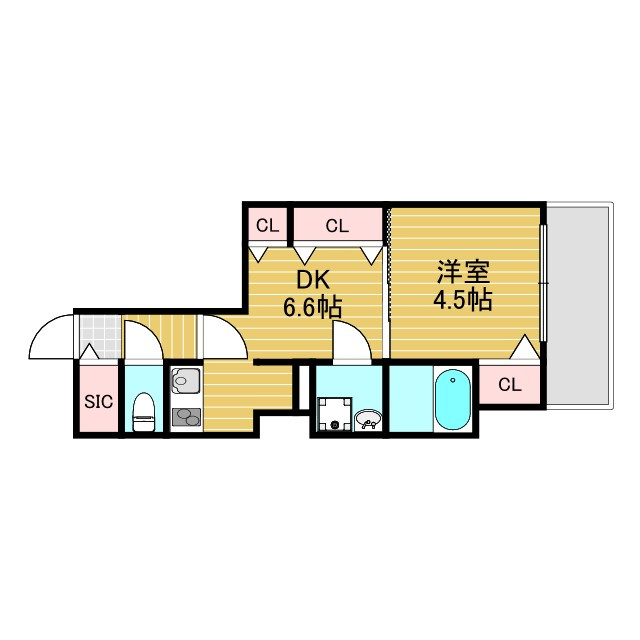 アドバンス新大阪6ビオラの間取り