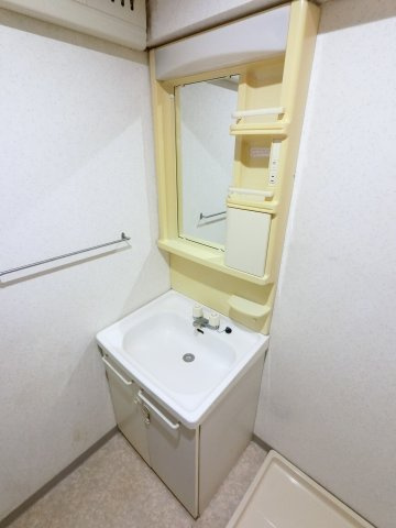 ブルームライフ市川（旧　エヴァーグリーン市川）の独立洗面台
