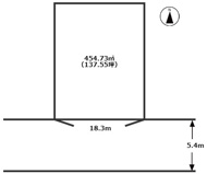 宗像市自由ヶ丘3丁目土地の画像