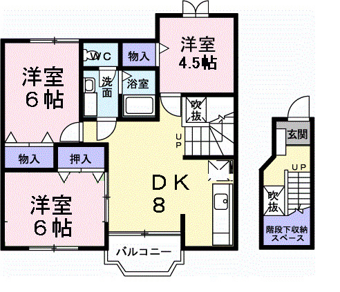 レスポワール菱木の間取り