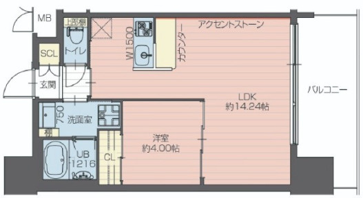 プレジオ大正の間取り