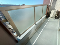 【バルコニー】 | 皐月マンション那の川☆仲介手数料無料☆ | お隣との距離も十分開けて、光や風を遮りません。