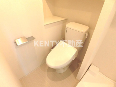 【トイレ】 | アジールコート雪が谷大塚 | 落ち着いた色調のトイレです