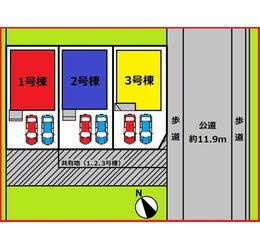 名古屋市西区こも原町の区画図|全体区画図