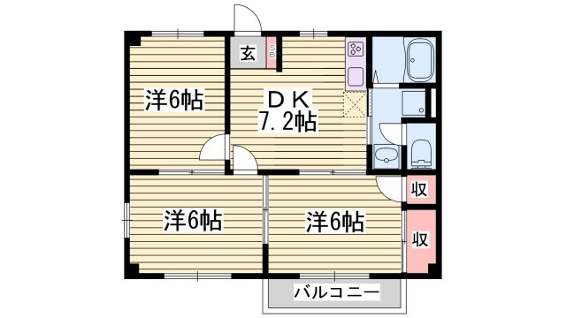 ファミールＦの間取り