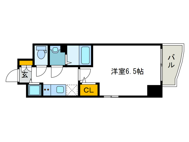 エスリード難波セントラルの間取り