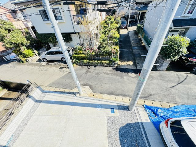 鎌ケ谷市くぬぎ山３丁目新築（くぬぎ山３期）の展望|寝室前バルコニーより道路側眺望