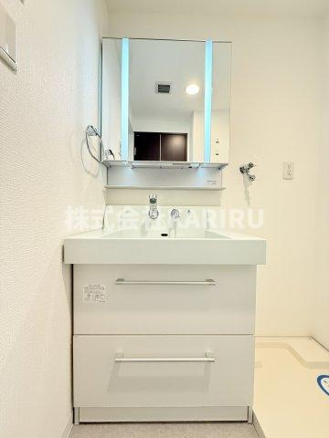 BRAVI南堀江の洗面所