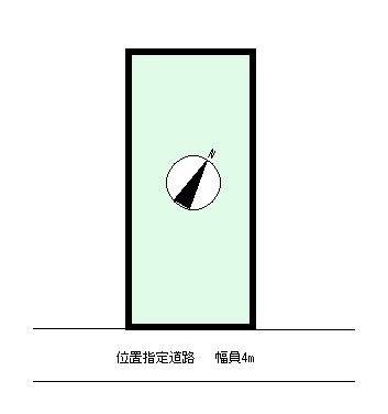 S1605G　6丁目土地の土地図
