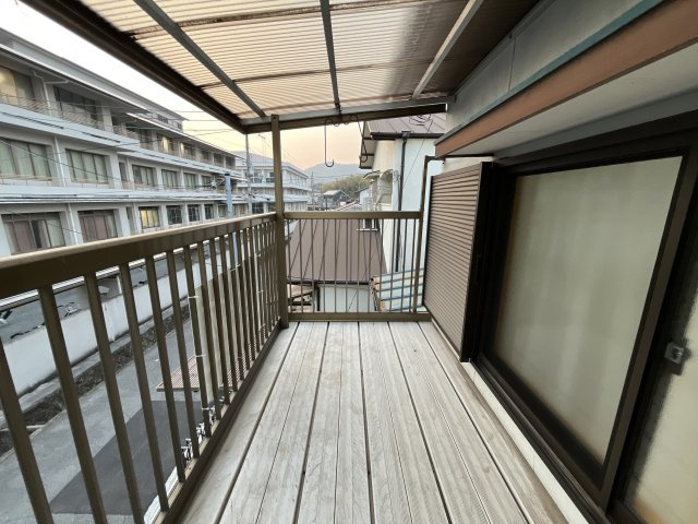 城北本町戸建のバルコニー