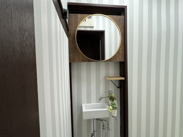 城北本町戸建の洗面所