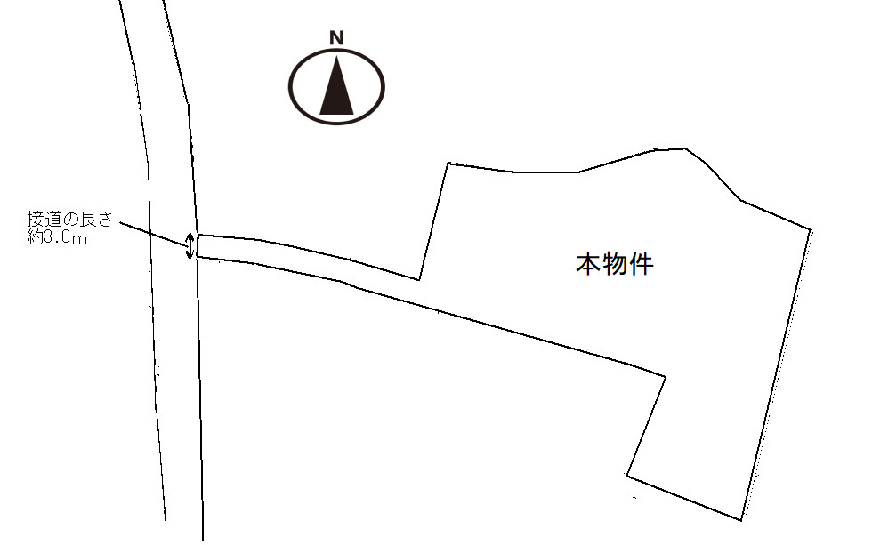 鴻島町五丁目売土地の土地図