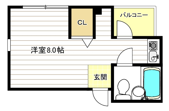 デイズハイツ境川の間取り