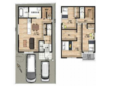 【参考プラン】 | 山科区御陵中筋町　売地（建築条件付き）