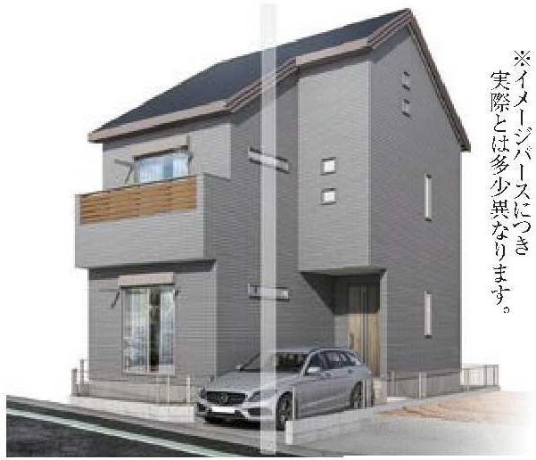 【横浜市保土ケ谷区西久保町178-1全4棟新築戸建て】★仲介手数料無料★（富士見台小学校・岩井原中学校）の外観パース