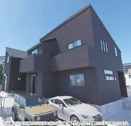 【横浜市保土ケ谷区川島町972-14全2棟新築戸建て】★仲介手数料無料★（川島小学校・西谷中学校）の外観パース