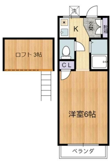 【間取り】 | ハイツポストサイド