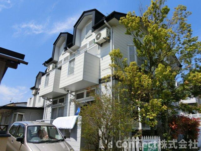 【外観】 | ノーブル桜ヶ丘 | 都市ガス使用のアパートです。