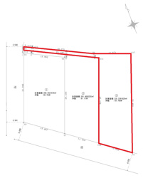 ‐三丁目不動産-　深谷市曲田　③区画