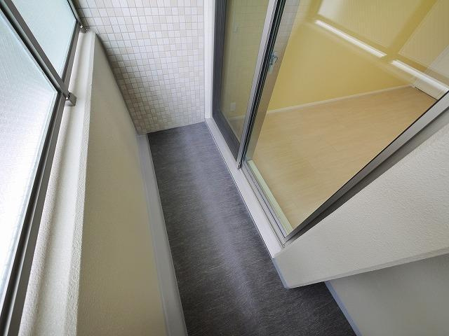 カーサ　アリエッタのバルコニー|お洗濯にも便利なバルコニー付き