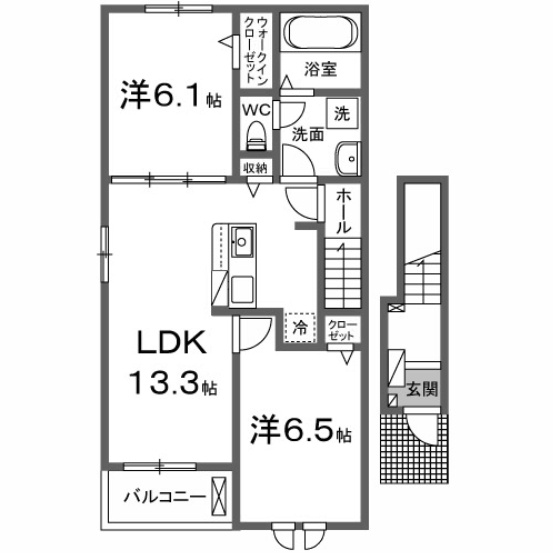 【間取り】 | ハイウィローⅥ