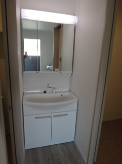 【独立洗面台】 | ティアメゾン | 独立洗面台で身支度をすべて済ませてしまいましょう