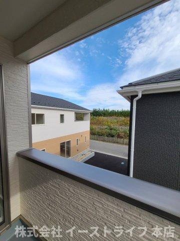 【新築戸建】さらに値下げ！平豊間第8の展望|3号棟写真　バルコニーからの眺望です