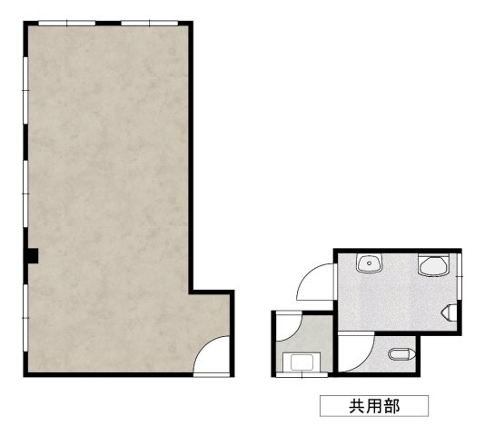 上の山テナントの間取り
