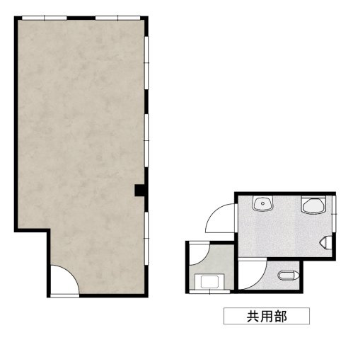 上の山テナントの間取り