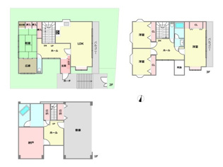 西宮市苦楽園二番町中古戸建の間取り