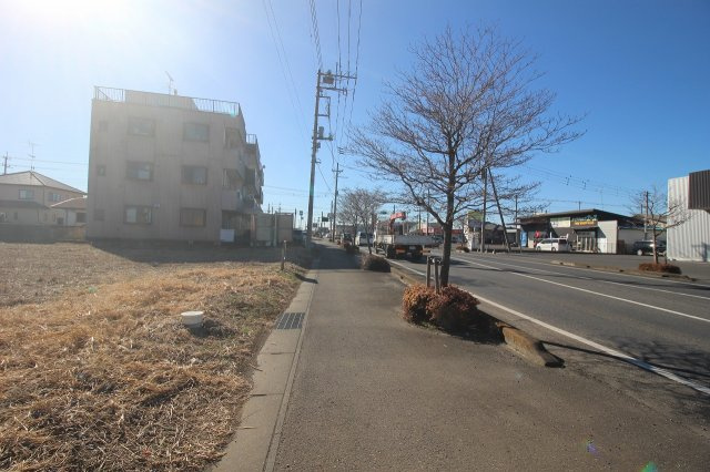 結城市結城の前面道路含む現地写真|西側道路（2025年1月撮影）