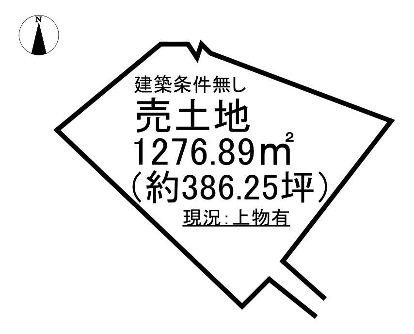 沼部町金山 売土地の土地図