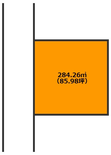 大塚台西1丁目　売地の土地図