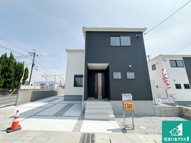 桜井市大豆越　第6期　新築一戸建ての外観|安心の10年保証！外観を美しく保ち、雨水で汚れを落とします！気になることがありましたら、お気軽にお問い合わせください！