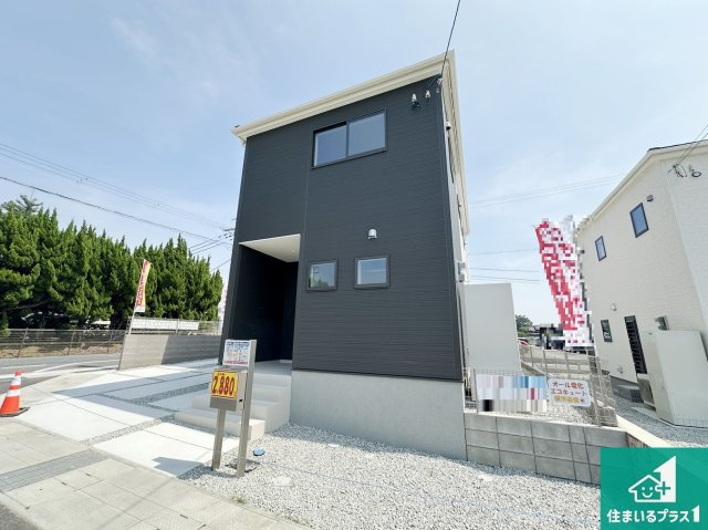 桜井市大豆越　第6期　新築一戸建ての外観|お客様に長く安心して住んでいだだける事にこだわった家づくり！住んでからのアフターサービスにもしっかりと取り組んでいます！