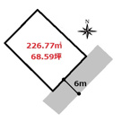 前橋市天川大島町売地の画像