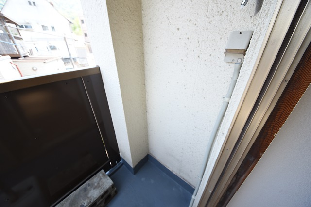 苔口マンションのバルコニー