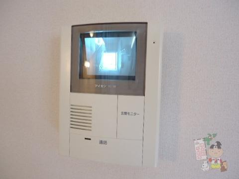 ラ・パルテール新屋敷　Ⅰのセキュリティ|カメラ付インターホン