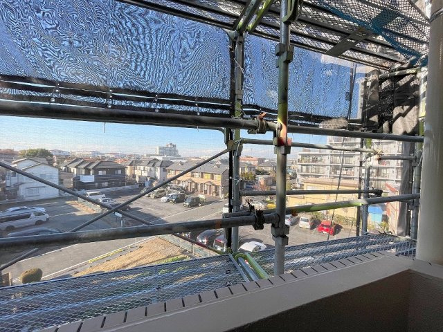 グリーンパーク早稲田Ⅱリバースクエアの展望|バルコニーからの展望です