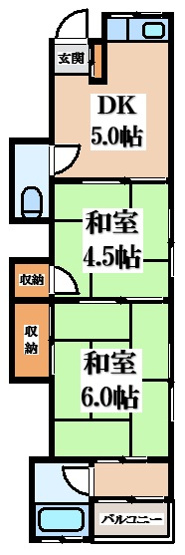【間取り】 | 八戸ノ里文化Ⅰ