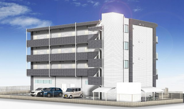 スタツィオーネAJIKIの外観パース|外観パースです