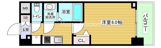 【間取り】 | プレサンス西九条シティベイ
